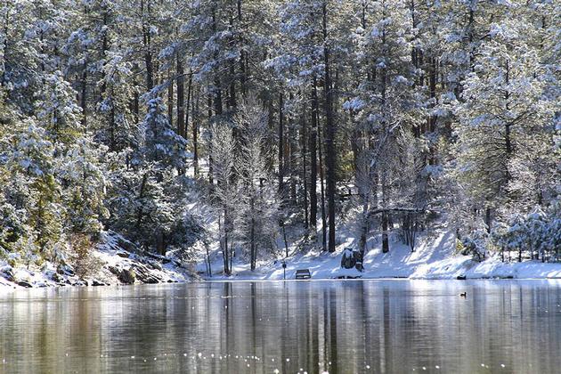 Goldwater Lake Snow