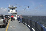 Aboard Mobile Bay Ferry