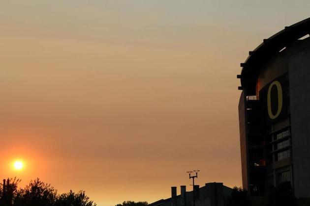 Autzen Stadium Summer Sunset