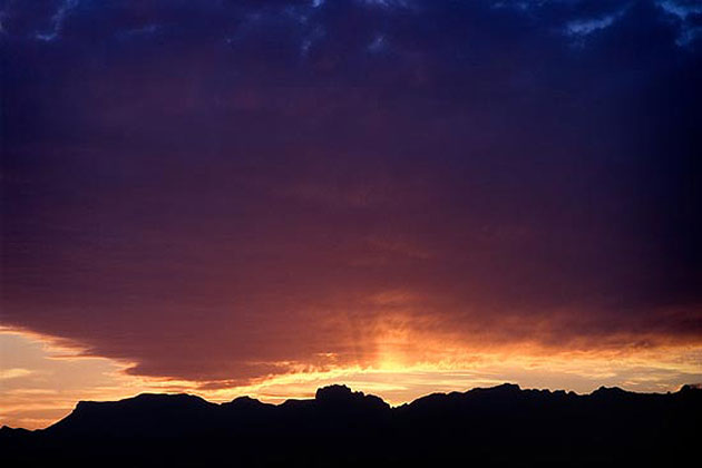 Sunset over Chisos