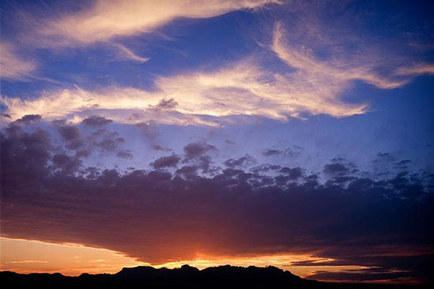 Sunset over Chisos