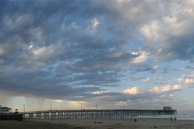 Newport Pier at dawn