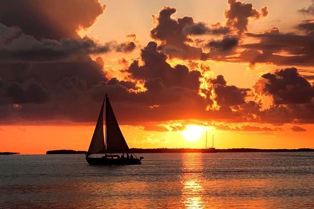 Beautiful sunset in the Florida Keys