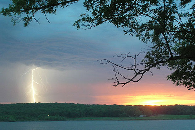 Lightning at the Lake