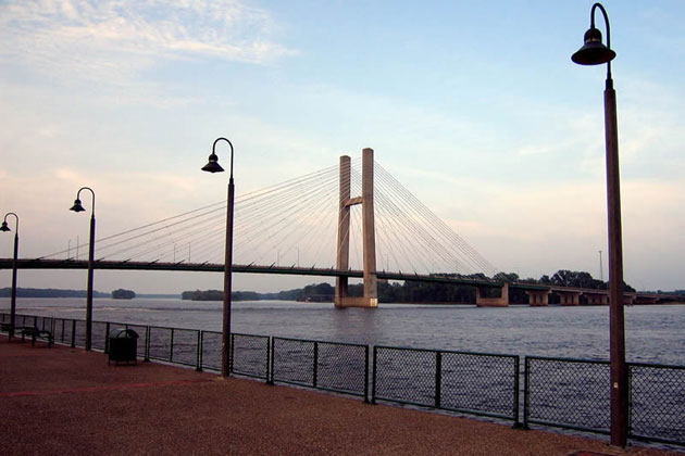 Burlington Bridge over the Mississippi