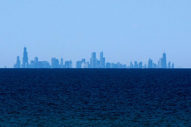 Chicago Skyline from Indiana Dunes
