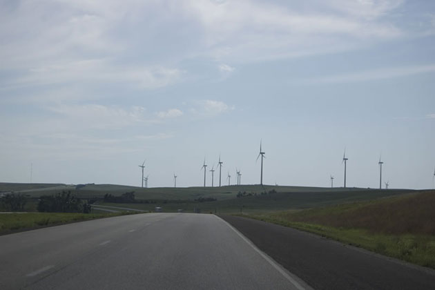 Wind Farm near Salina