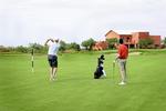 Golf on the edge of the Rio Grande River