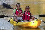 Kayaking down the Rio Grande River
