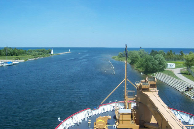 Mouth of the Cheboygan River