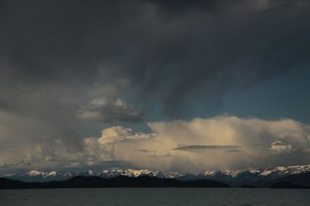 Flathead Lake in the Spring Time