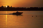 Sunset Boating