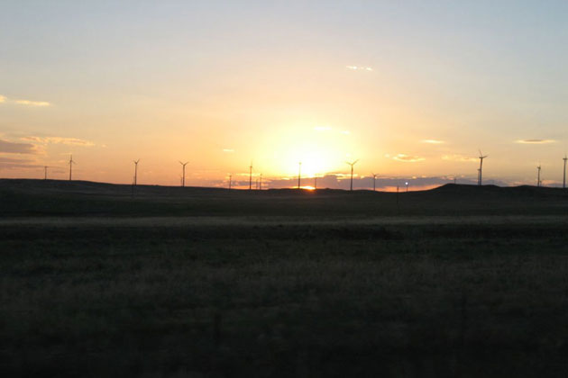 Windmill Sunset - Sidney, Nebraska