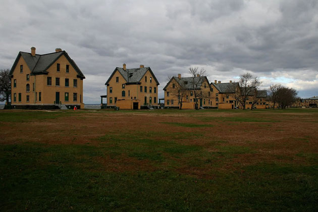 Officer's Row Fort Hancock