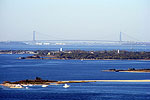 Verrazano Bridge from Twin Lights