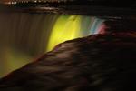 Horseshoe Falls at night