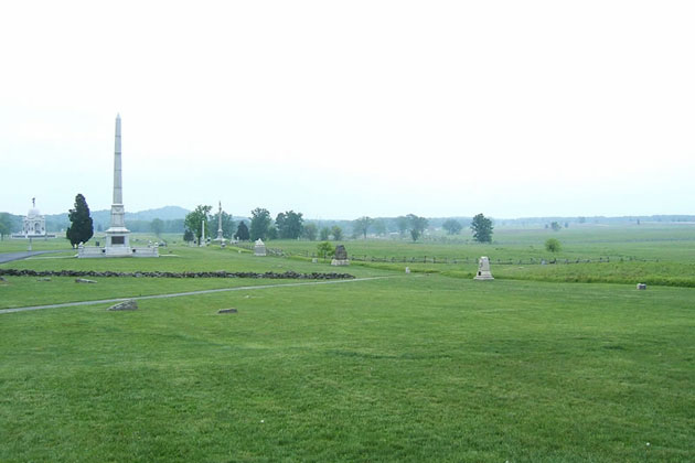 Hancock Avenue Monuments, Gettysburg