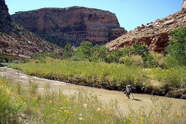 San Rafael Canyon Fording River