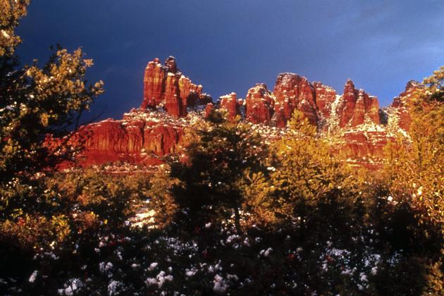 Red Rocks in Winter