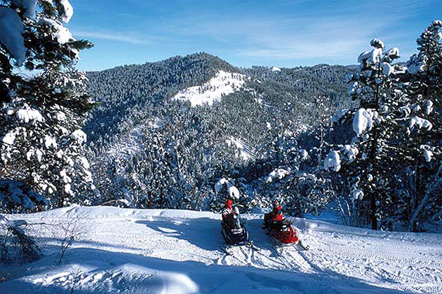 Snowmobiling