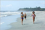 A Run Along the Beach