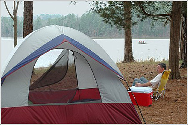 Camping at Chester State Park