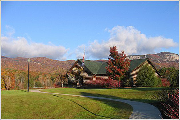 Fall at Highway 11 Visitors Center