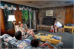 Inside the Keowee Cabin