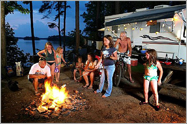Camping at Hamilton Branch