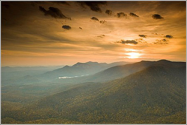 Sunset at Caesars Head