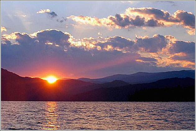 Sunset Over Jocassee