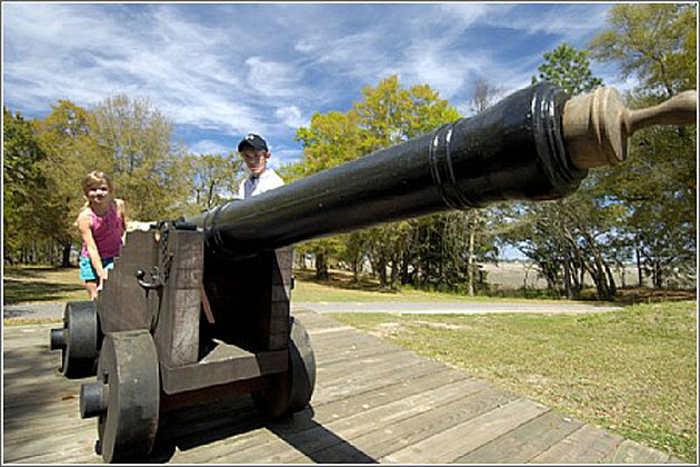 Cannon at Charles Towne Landing