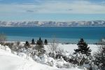 View of Bear Lake in the winter