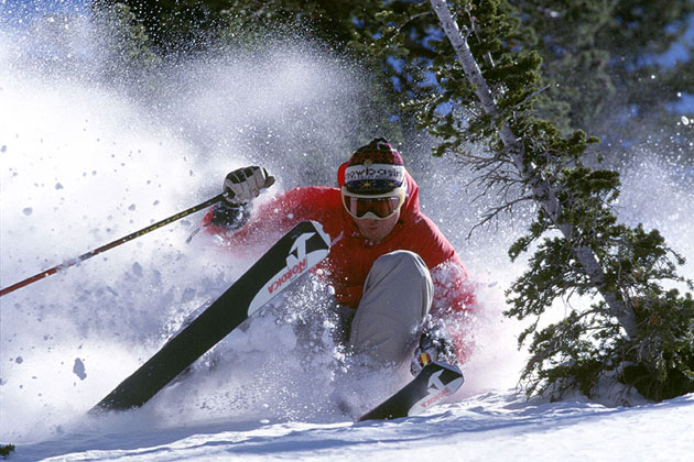 Skiing at Snowbasin