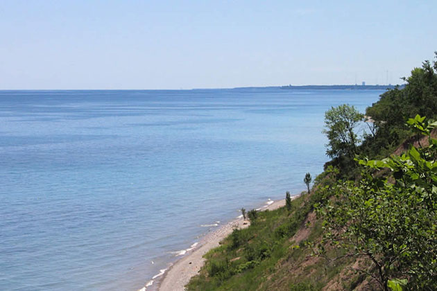 Lake Michigan near Port Washington
