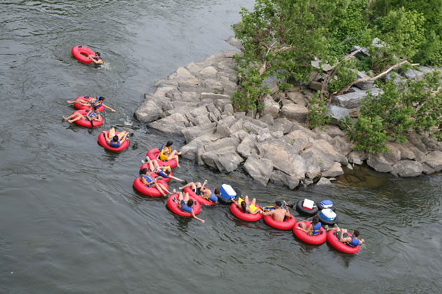 Tubing near Harpers Ferry