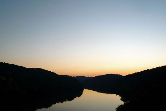 Monongahela River In Morgantown