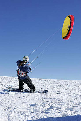 Snowkiting