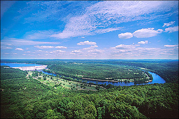 Bull Shoals Lake and the White River