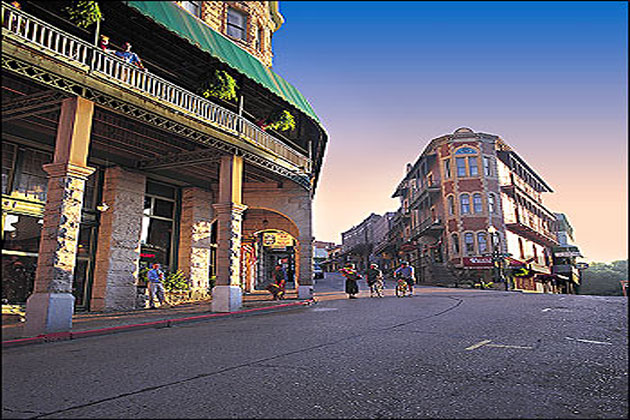 Historic downtown Eureka Springs