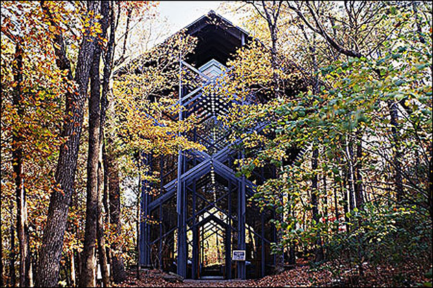 Thorncrown Chapel in Eureka Springs