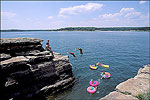 Greers Ferry Lake in the Arkansas Ozarks