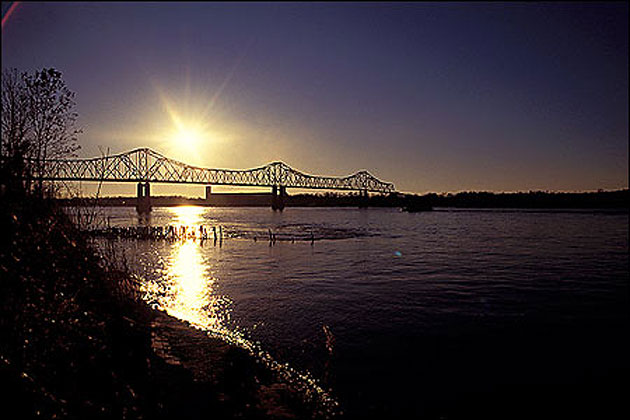 Helena Bridge over the Mississippi River