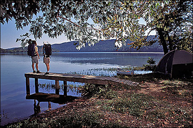 Peaceful Lake Catherine State Park