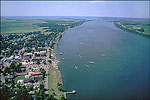 Aerial view of Lake Chicot