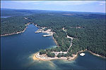 Aerial view of Lake Greeson