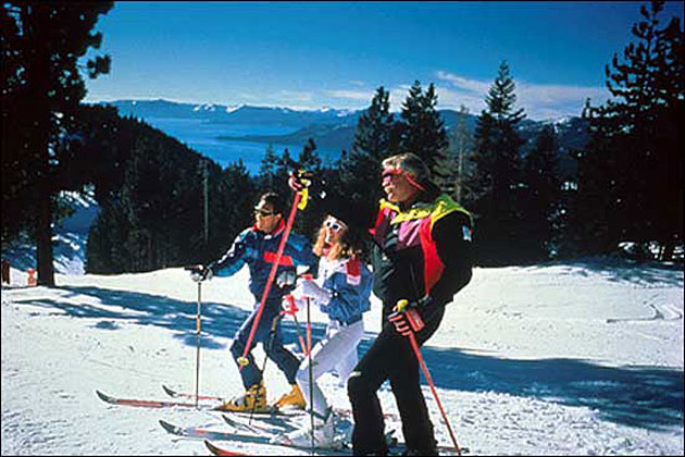 Skiing at Tahoe