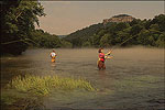 Fly fishing on the Little Red River