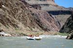 Whitewater Raft Exits Crystal Creek Rapid