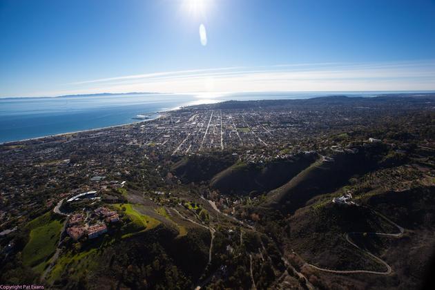 Santa Barbara From Helicopter